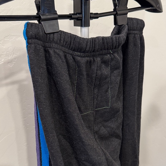 Aviator Nation 5 STRIPE SWEATPANTS - CHARCOAL - EUC Medium - Picture 7 of 7